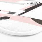 the abstract daydream · pink Bath Mat Gallery Image 3