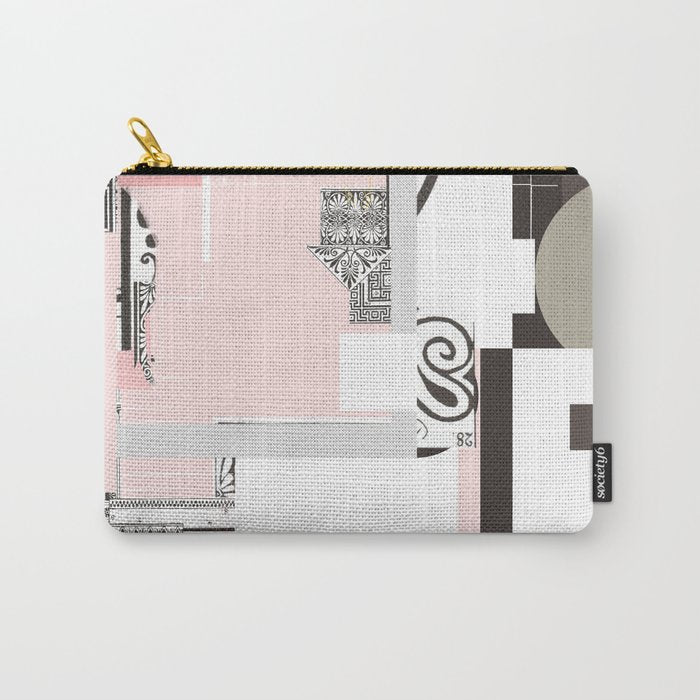 the abstract daydream · pink Carry All Pouch Gallery Image 1