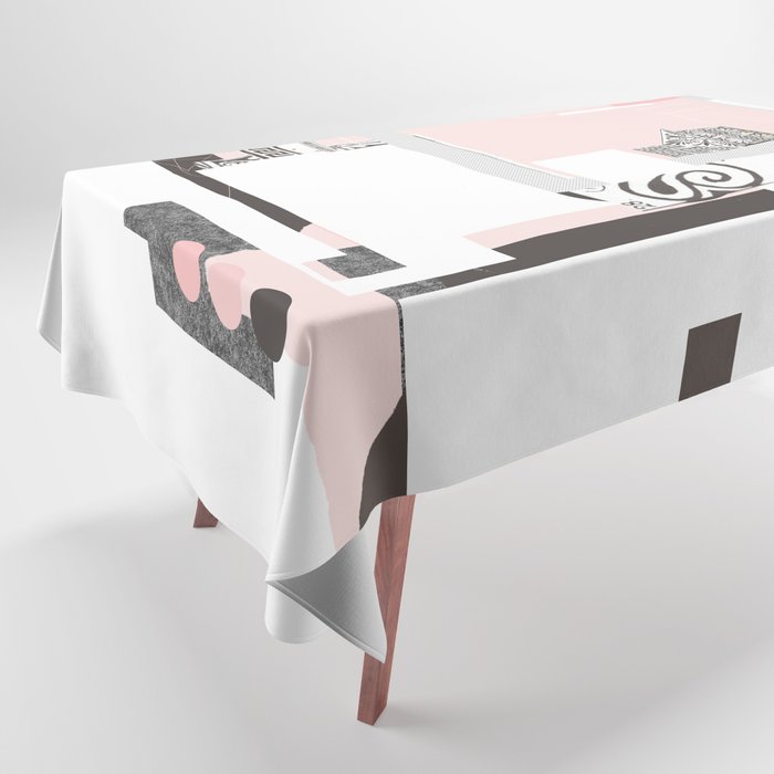 the abstract daydream · pink Tablecloth Gallery Image 1