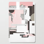 the abstract daydream · pink Cutting Board Gallery Image 1