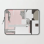 the abstract daydream · pink Laptop Sleeve Gallery Image 1