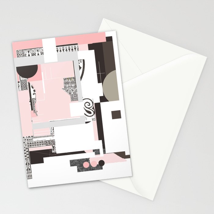 the abstract daydream · pink Stationery Card Gallery Image 2