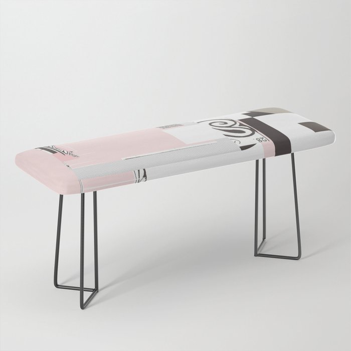 the abstract daydream · pink Bench Gallery Image 1