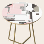 the abstract daydream · pink Side Table Gallery Image 2