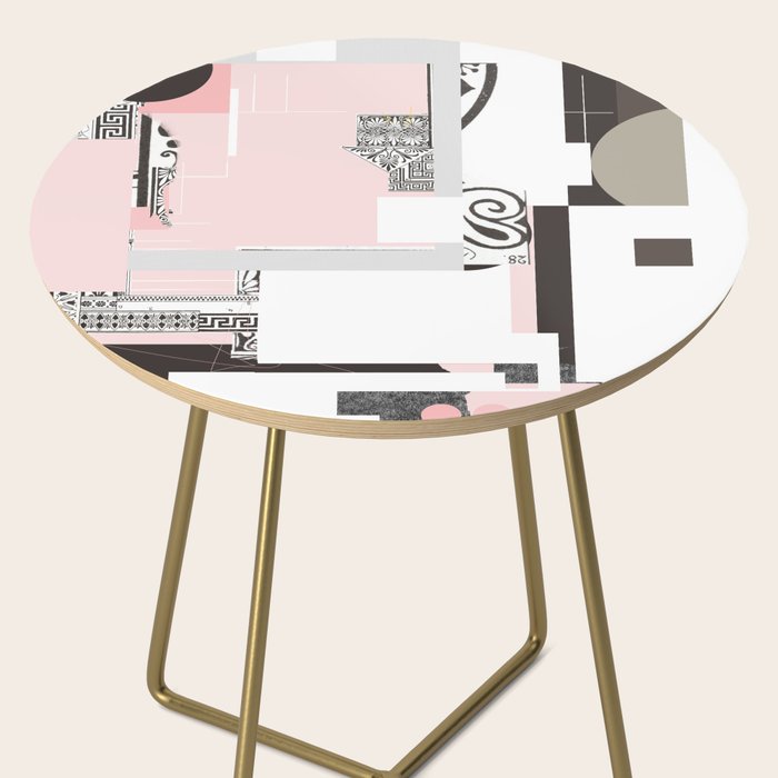 the abstract daydream · pink Side Table Gallery Image 2