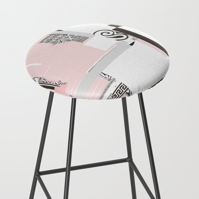 the abstract daydream · pink Stool Gallery Image 2