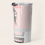 the abstract daydream · pink Travel Mug Gallery Image 3