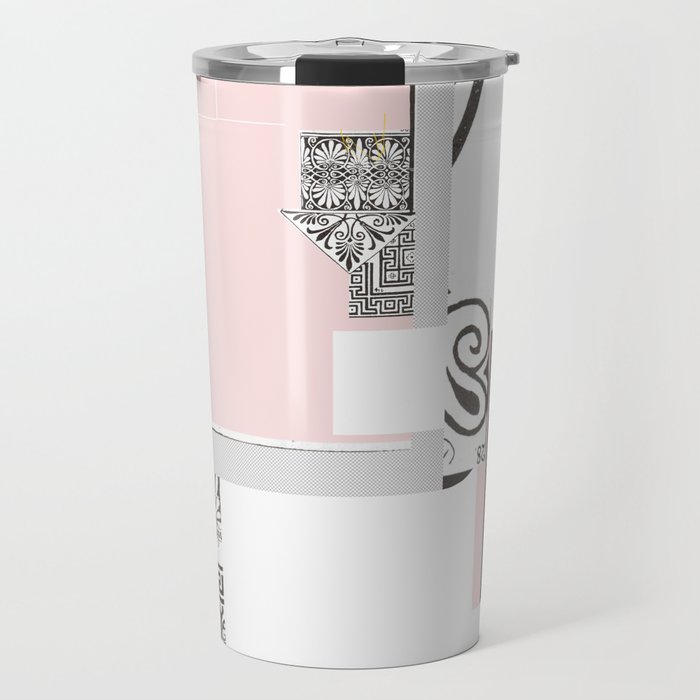 the abstract daydream · pink Travel Mug Gallery Image 1