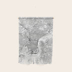 Philadelphia White Map Wall Hanging Gallery Image 1