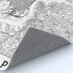 Philadelphia White Map Rug Gallery Image 4