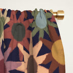 Hand Drawn Florals #6 Window Curtain Gallery Image 2