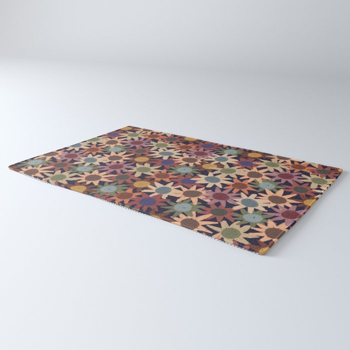 Hand Drawn Florals #6 Rug Gallery Image 3