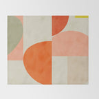 retro mid mod Throw Blanket Gallery Image 2