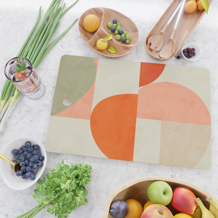 retro mid mod Cutting Board Gallery Image 2