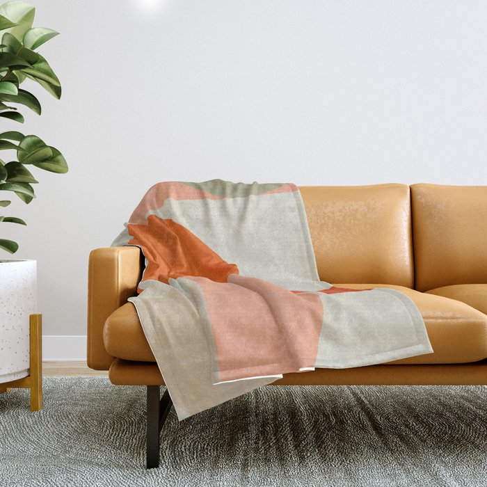 retro mid mod Throw Blanket Gallery Image 1