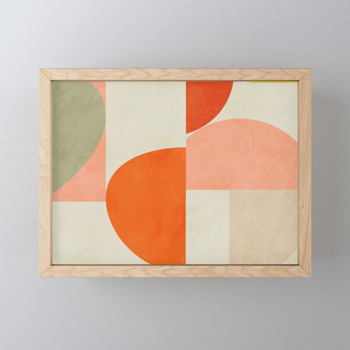 retro mid mod Mini Art Print Gallery Image 1