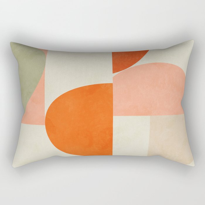 retro mid mod Rectangular Pillow Gallery Image 2