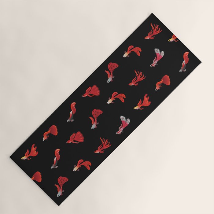 Red guppy Yoga Mat Gallery Image 1
