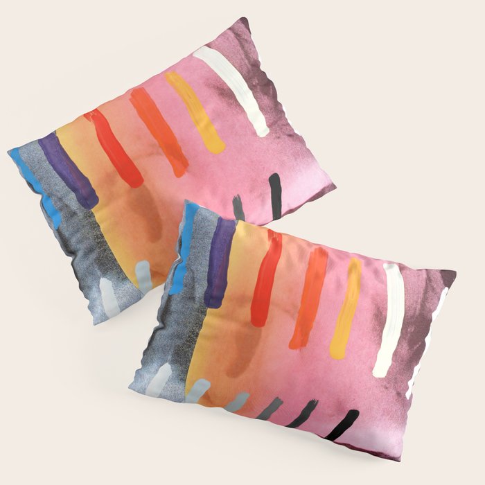 Composition on Panel 4 Pillow Sham Gallery Image 1