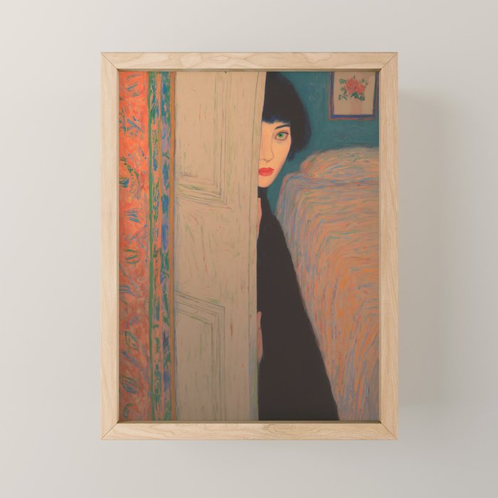 Behind the Painted Door Mini Art Print Gallery Image 1