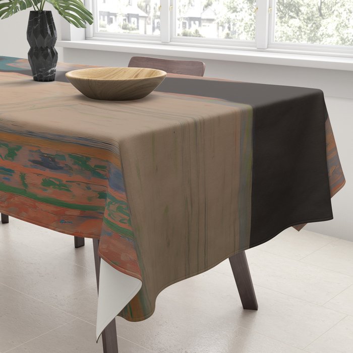 Behind the Painted Door Tablecloth Gallery Image 3