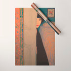Behind the Painted Door Wrapping Paper Gallery Image 1