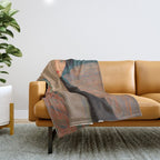 Behind the Painted Door Throw Blanket Gallery Image 1