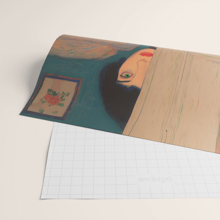 Behind the Painted Door Wrapping Paper Gallery Image 2