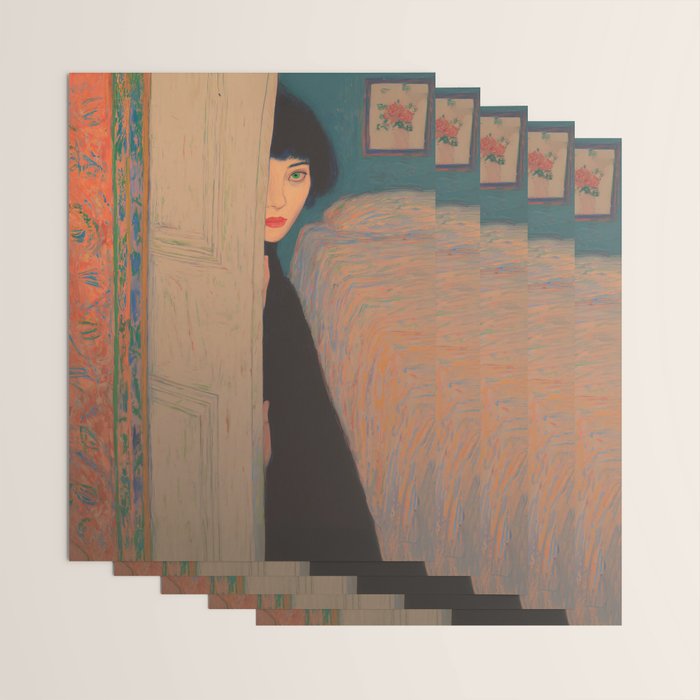 Behind the Painted Door Wrapping Paper Gallery Image 3
