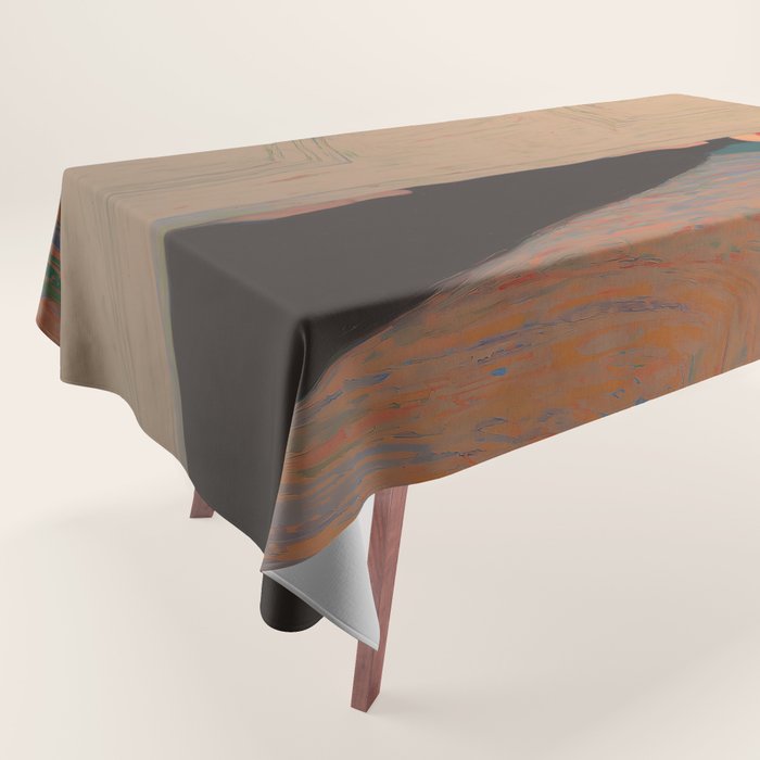 Behind the Painted Door Tablecloth Gallery Image 1