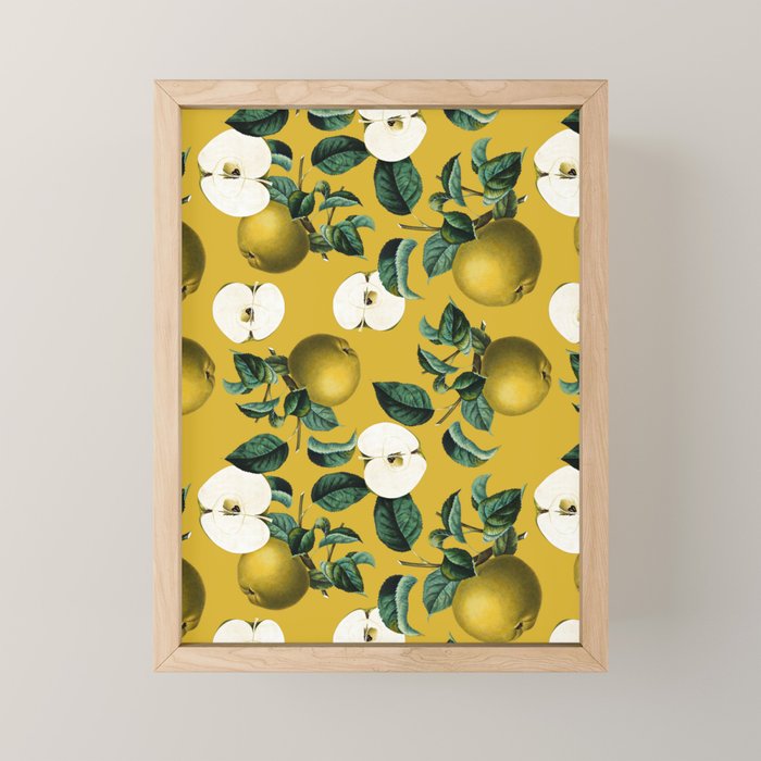 Vintage Fruit Pattern III Mini Art Print Gallery Image 1
