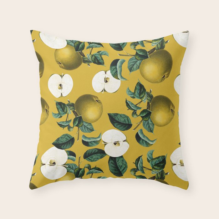 Vintage Fruit Pattern III Throw Pillow Gallery Image 6