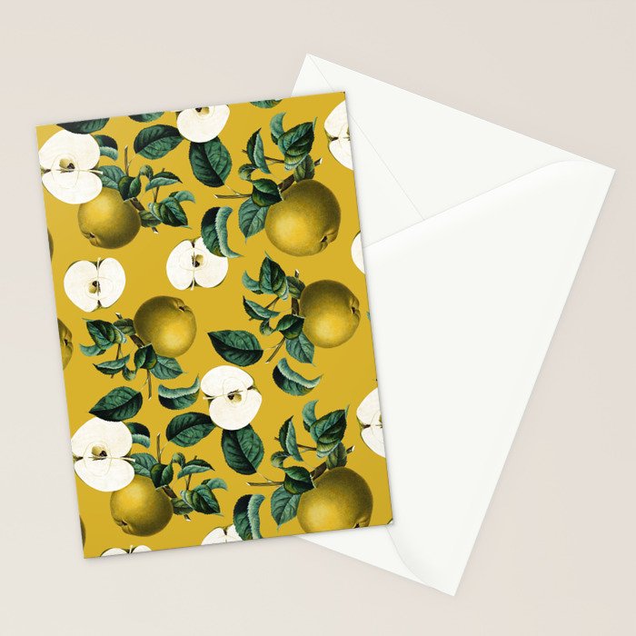 Vintage Fruit Pattern III Stationery Card Gallery Image 2