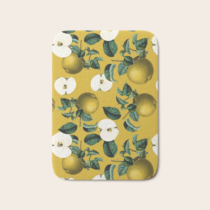 Vintage Fruit Pattern III Bath Mat Gallery Image 1