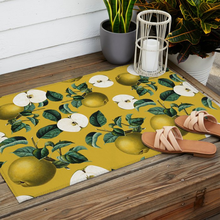 Vintage Fruit Pattern III Outdoor Rug Gallery Image 2