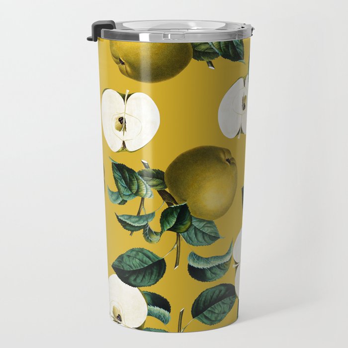 Vintage Fruit Pattern III Travel Mug Gallery Image 3