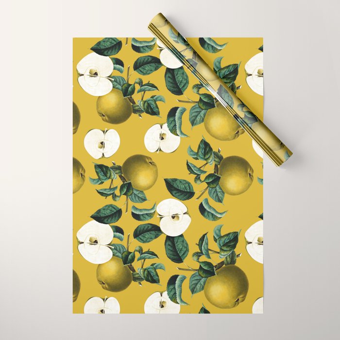 Vintage Fruit Pattern III Wrapping Paper Gallery Image 1