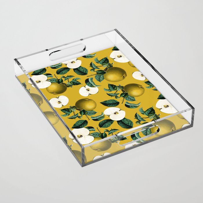 Vintage Fruit Pattern III Acrylic Tray Gallery Image 1