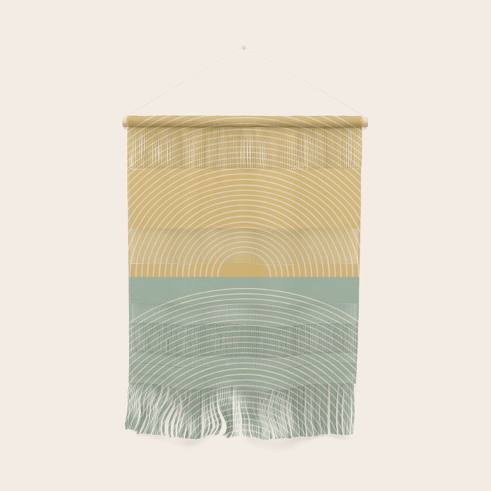 Minimal Rainbow Color Block IX Wall Hanging Gallery Image 1