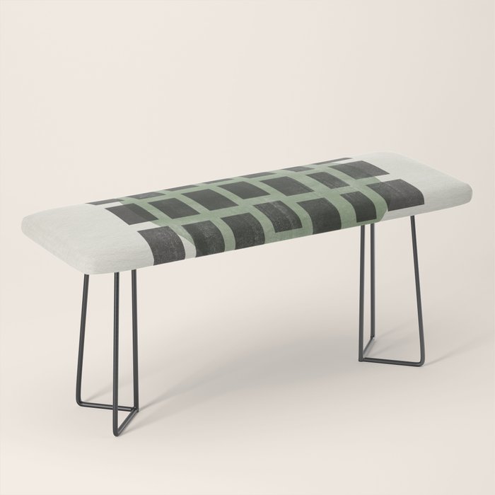 Minimalist Japandi Object Green No.04 Bench Gallery Image 1
