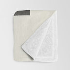 Minimalist Japandi Object Green No.04 Throw Blanket Gallery Image 3