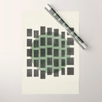 Minimalist Japandi Object Green No.04 Wrapping Paper Gallery Image 1