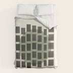 Minimalist Japandi Object Green No.04 Duvet Cover Gallery Image 6