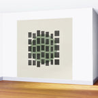 Minimalist Japandi Object Green No.04 Wall Mural Gallery Image 2