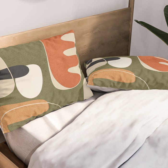 Organic Rhythms 2 Pillow Sham Gallery Image 2