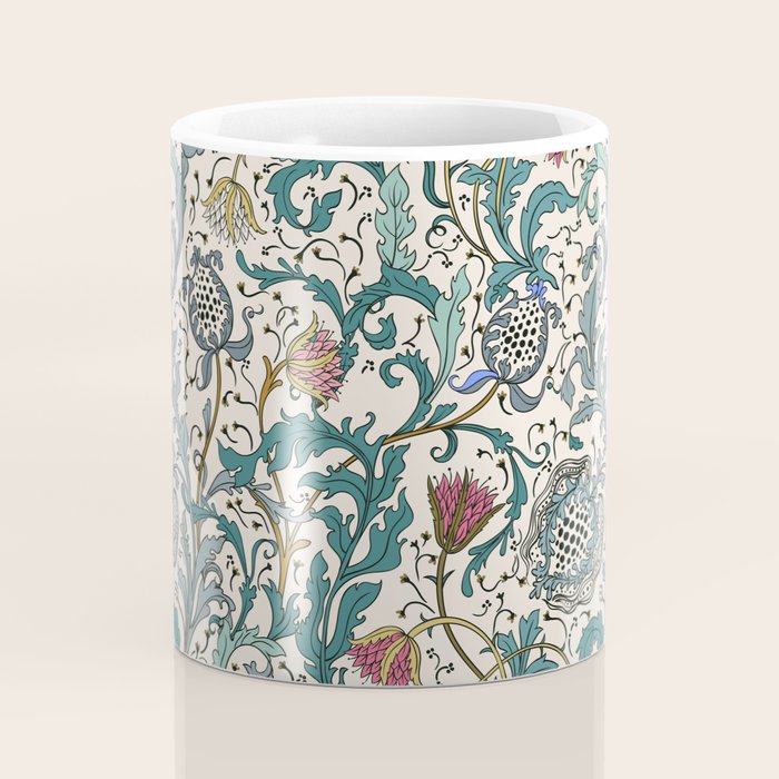 Walter Crane Teazle Art Nouveau Floral Coffee Mug Gallery Image 4