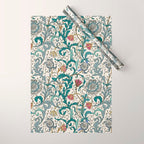 Walter Crane Teazle Art Nouveau Floral Wrapping Paper Gallery Image 1