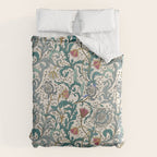 Walter Crane Teazle Art Nouveau Floral Duvet Cover Gallery Image 6