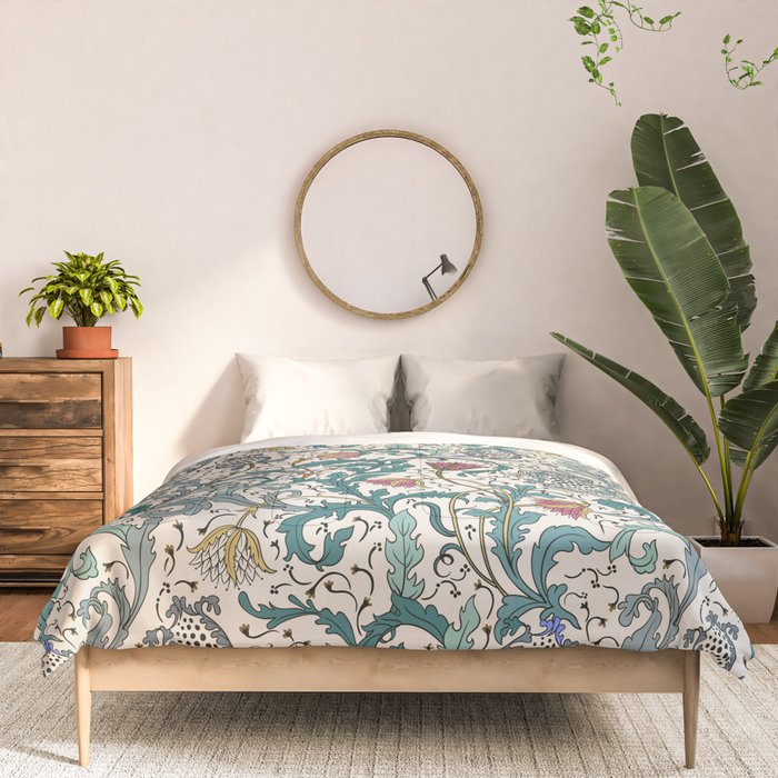 Walter Crane Teazle Art Nouveau Floral Comforter Gallery Image 3