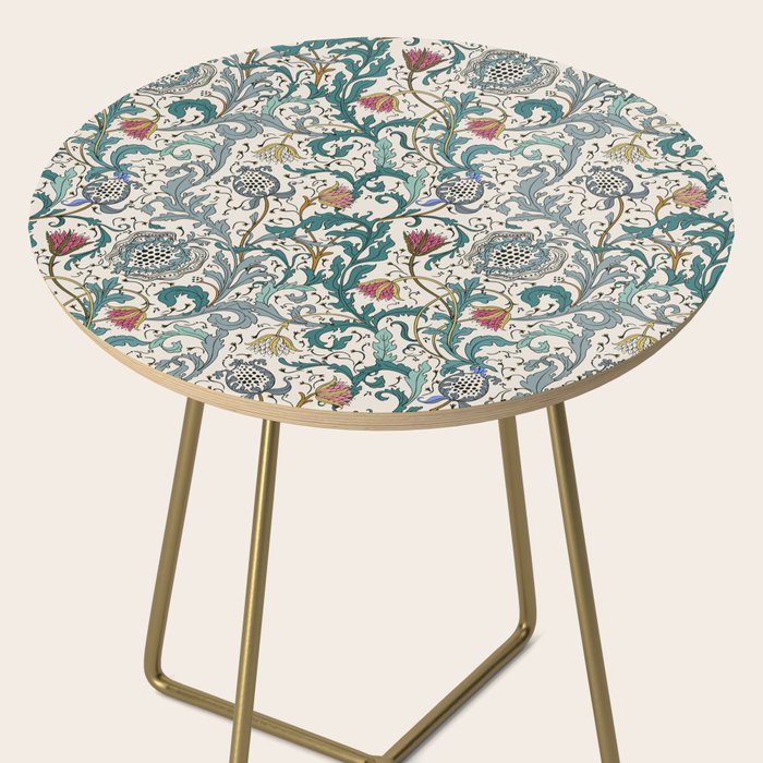Walter Crane Teazle Art Nouveau Floral Side Table Gallery Image 2